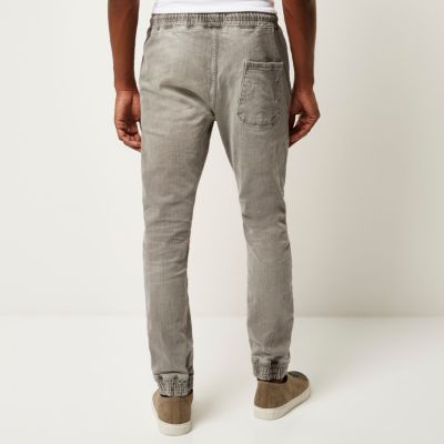 Grey grungy ripped Ryan joggers